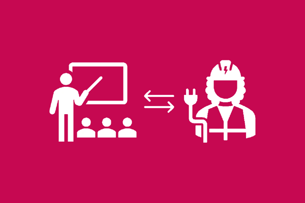 Pictogram Onderwijs Bedrijfswereld Rh2