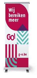 GO! Promotiemateriaal Roll Up Ontwerp 5