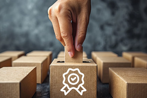 240611 Kartonnen Stembus Met Kwaliteitslabel