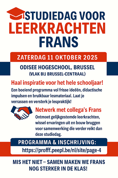 Affiche Studiedag NL