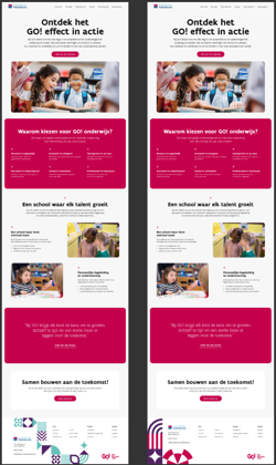 GO! template schoolwebsite