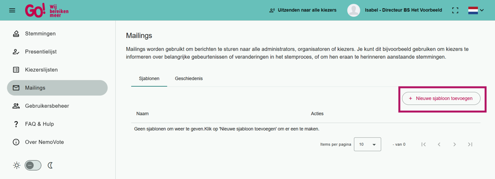 Sjabloon Toevoegen Nemovote