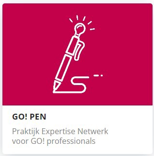 Afbeelding van de tegel van het platform GO! PEN op smartschool